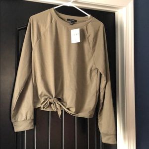 Green Long sleeve Tye Shirt